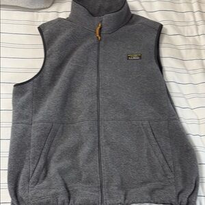 Gray Fleece Vest- LL Bean